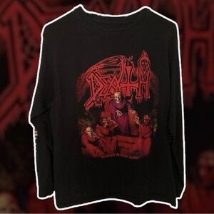 Death Scream Bloody Gore Double Sided Long Sleeve Shirt